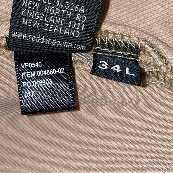 Rodd & Gunn Fenwick Custom Straight Leg Chino Tan Sz 34x30 - Picture 15 of 16